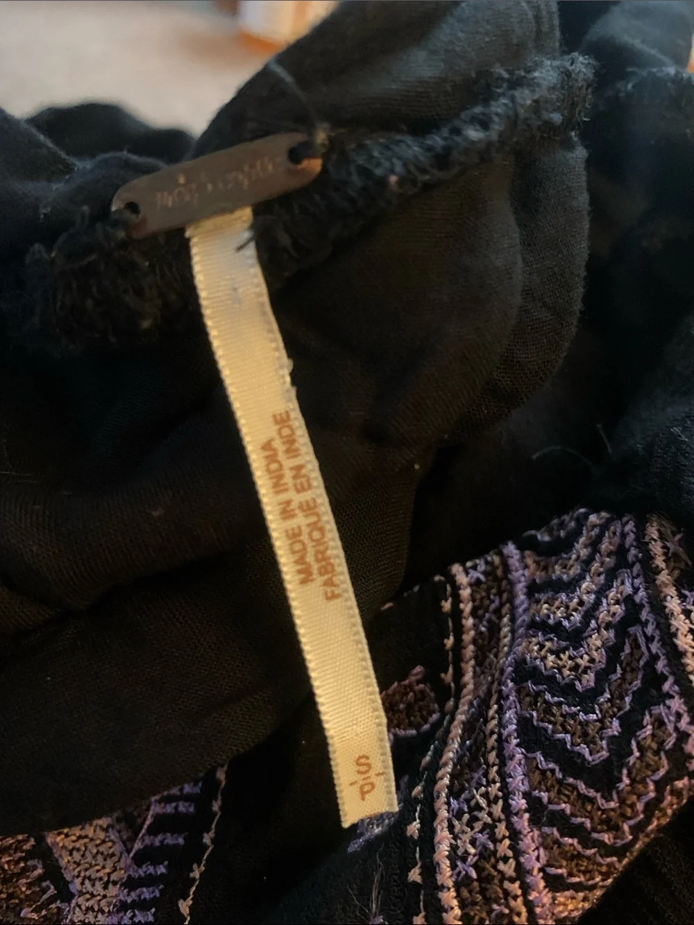Free People Black Embroidered Backless Mini Dress - Picture 8 of 9